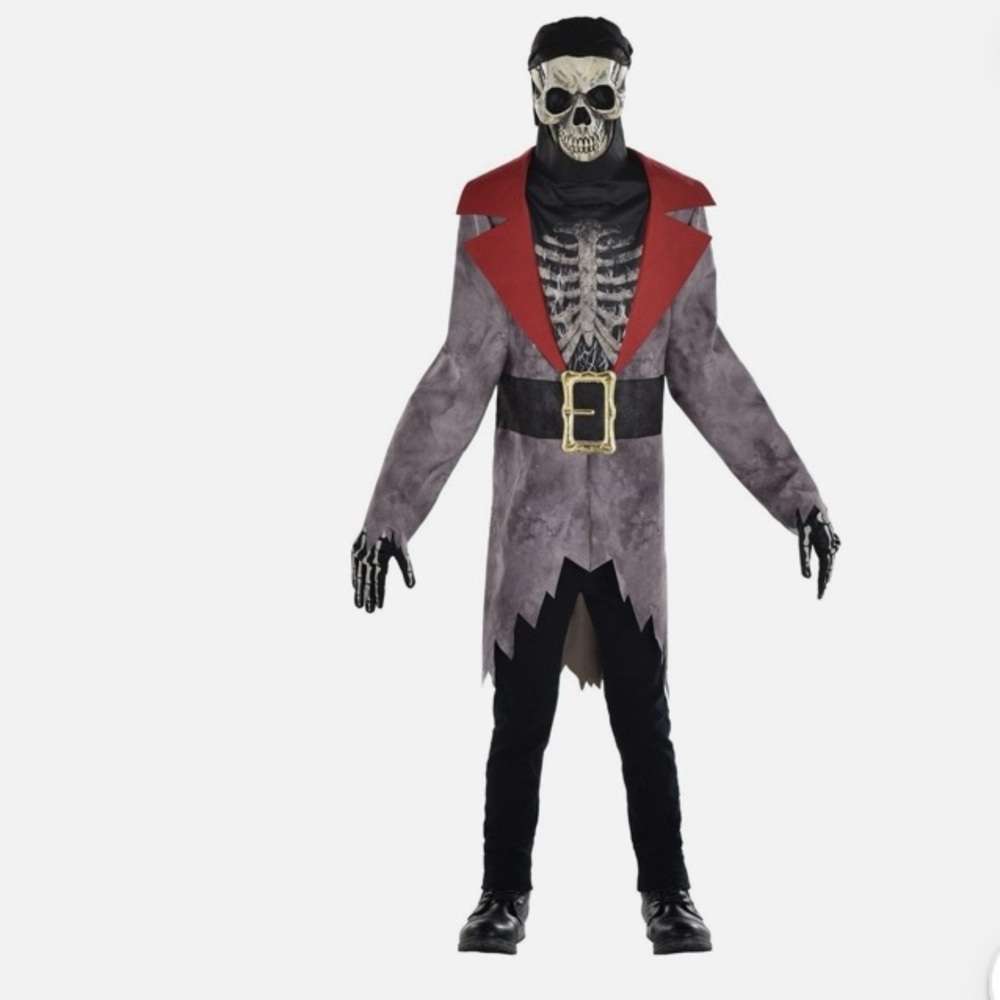 Illusion Pirate Caribbean Suit Fancy Dress Up Halloween Child Costume